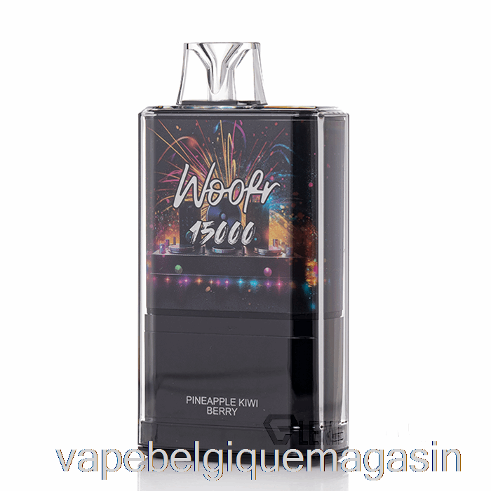 Vape Belgique Woofr 15000 Jetable Ananas Kiwi Berry